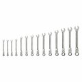 Tekton Flex Head 12-Point Ratcheting Combination Wrench Set, 14-Piece 6-19 mm WRC95002